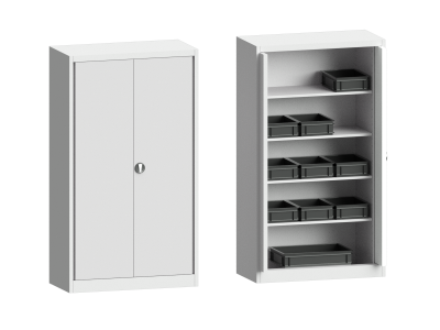 Stahlschrank mit Ordner