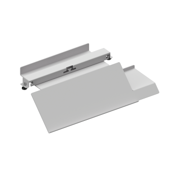 Einhängbare Tastaturablage unter Ablageboard