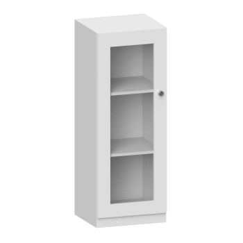 Beistellschrank mit Flügeltüren mit Glasfüllung