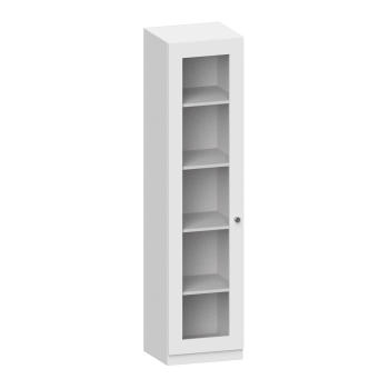 Schrank mit Flügeltüren mit Glasfüllung
