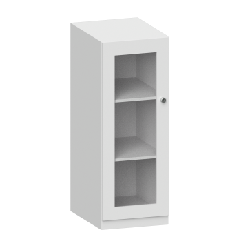 Beistellschrank mit Flügeltüren mit Glasfüllung