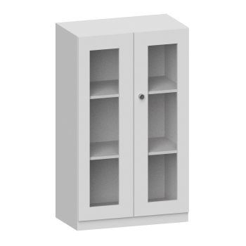 Beistellschrank mit Flügeltüren mit Glasfüllung