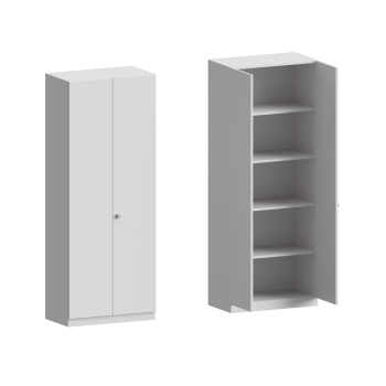 Hochschrank mit Flügeltüren