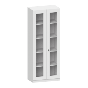 Schrank mit Flügeltüren mit Glasfüllung
