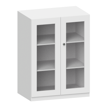 Beistellschrank mit Flügeltüren mit Glasfüllung