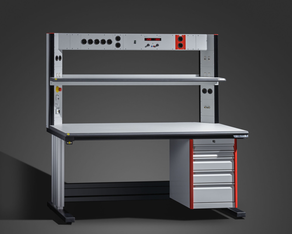TriMax Premium mit zahlreichen Schnittstellen auf der modularen Leiste. 