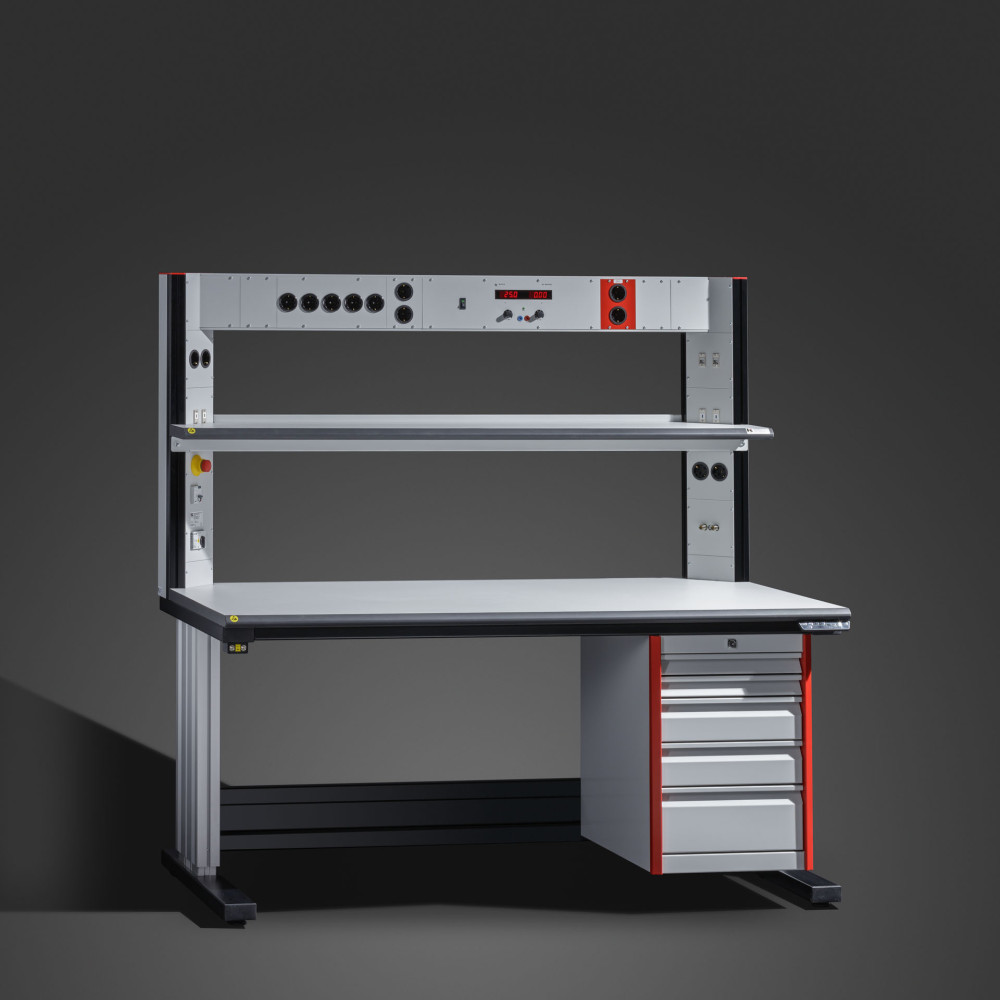 TriMax Premium mit zahlreichen Schnittstellen auf der modularen Leiste. 
